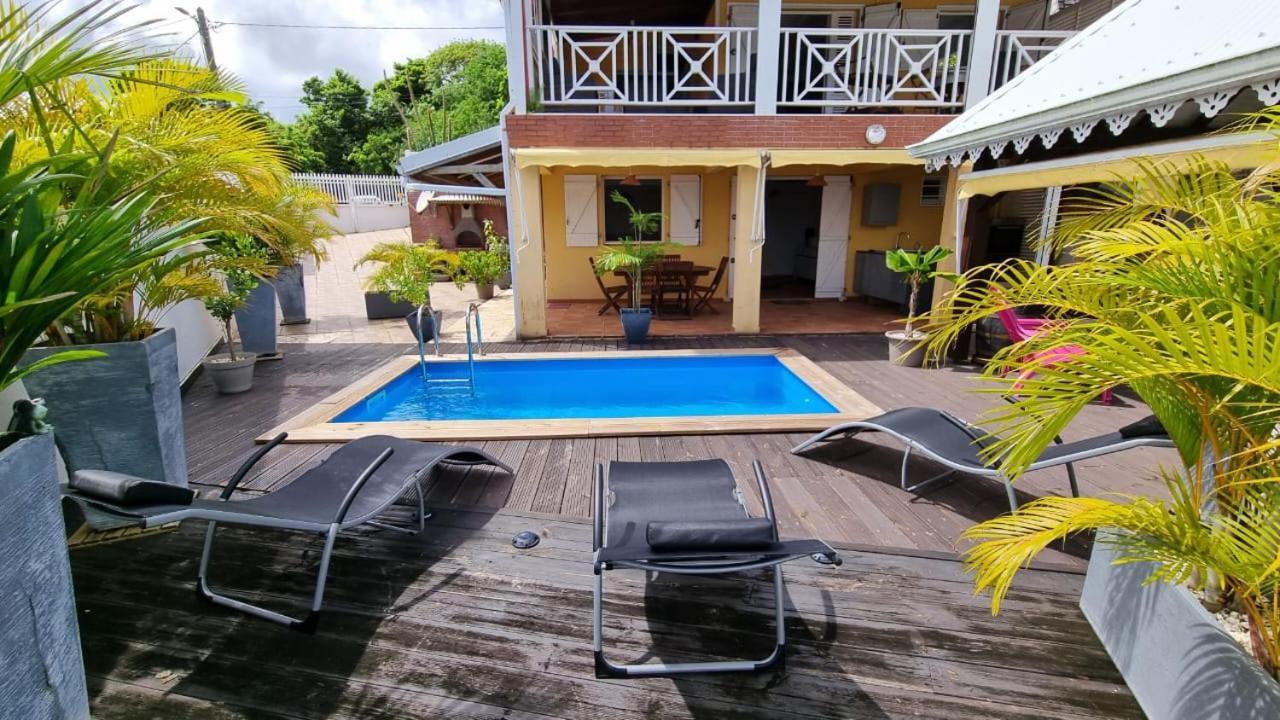 Villa Nautilia, Vue Mer, Proche Plage Les Trois-Ilets Kültér fotó